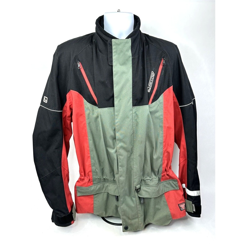 Vintage SCOTT Motorsports Jacket Mens Large Reima-Tec Waterproof Motorcycle